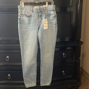 Zara Premium Jeans “The Skinny in Aqua Blue”